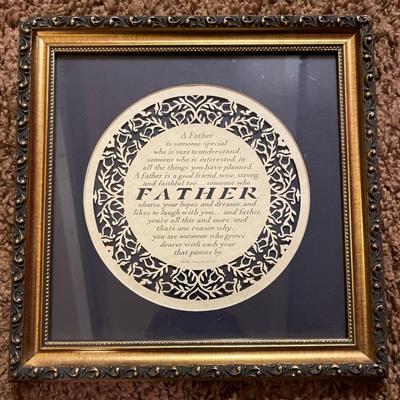 Cindy Jacobs Father 12” x 12” Art - Picture 2 of 2